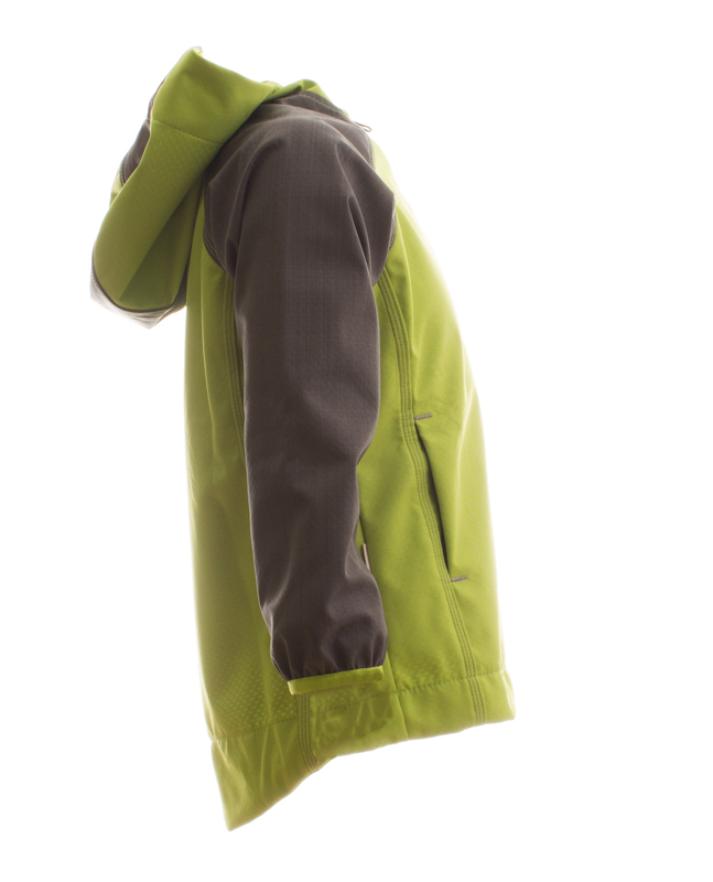 Softshellová bunda MKcool B00025 kombinace šedá/limetka