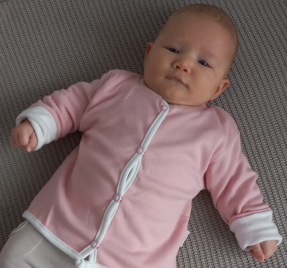 Kabátek oboustranný MKcool MK2042 starorůžový/vanilka