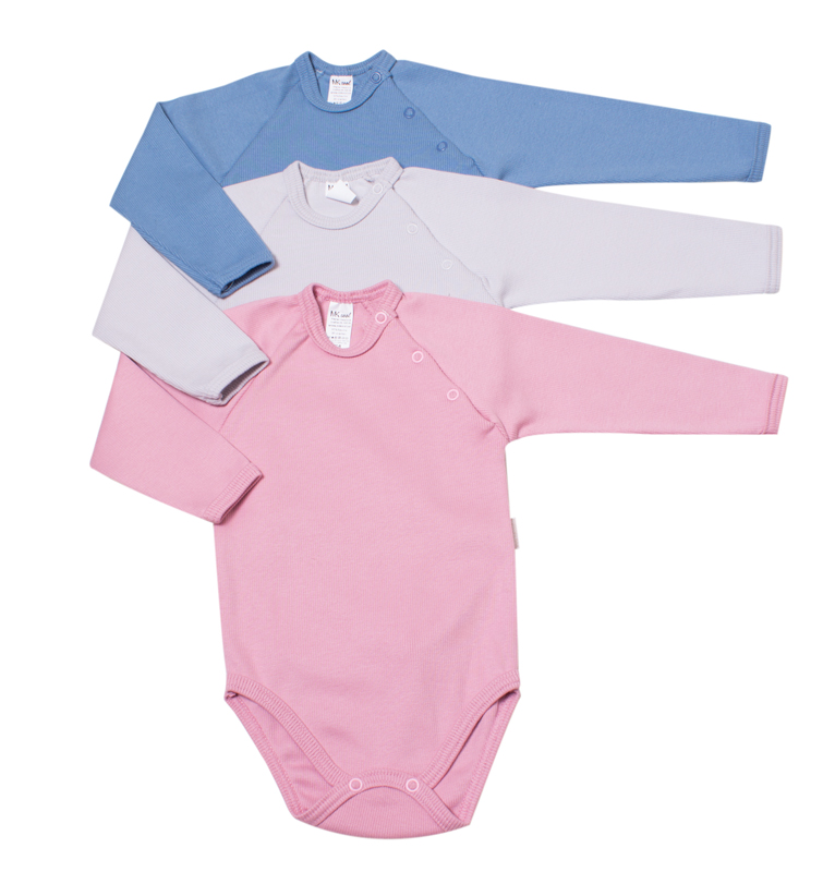 Body kojenecké "RIB" MKcool MK2126 starorůžové