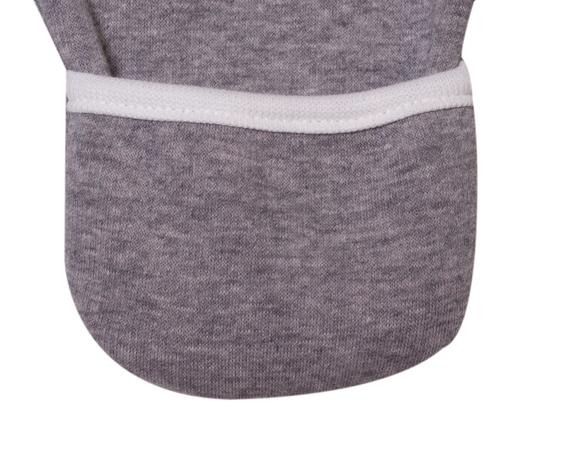 Kombinéza/overal s kožíškem s kapucí "KOALA" MKcool MK2120 šedý melír