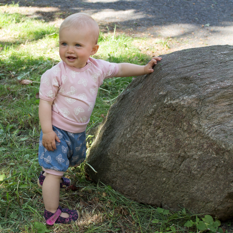 Body kojenecké "MOTÝLEK" MKcool MK2016 KR - starorůžové 68