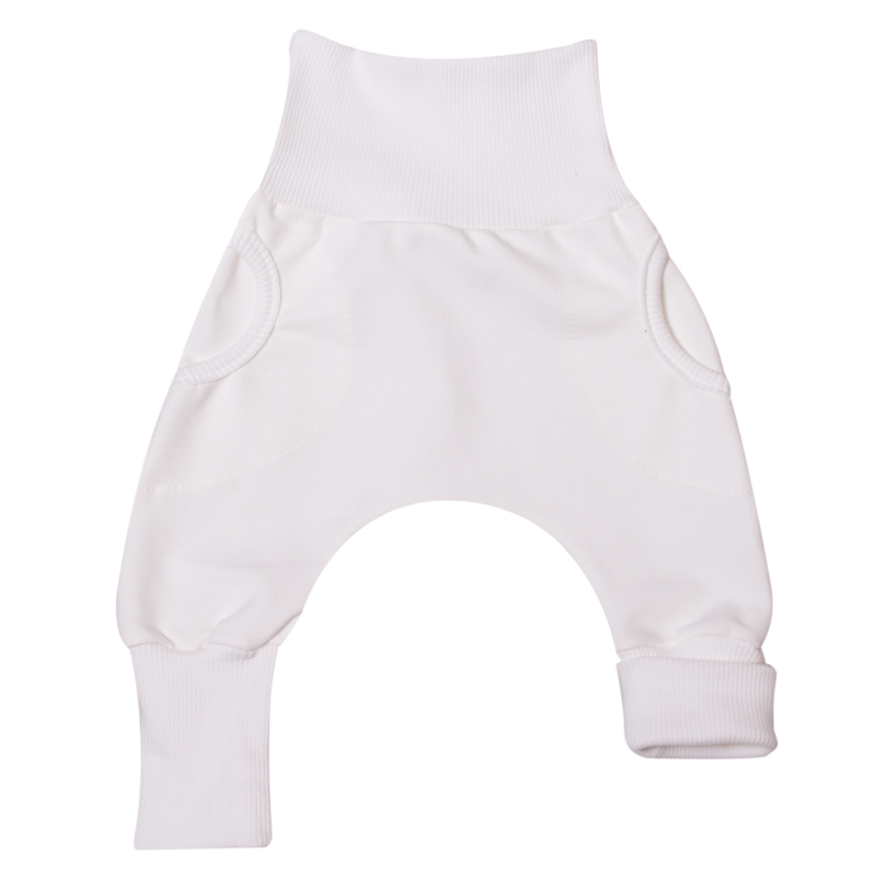Tepláčky "rostoucí" BAGGY MKcool MK2204 vanilkové