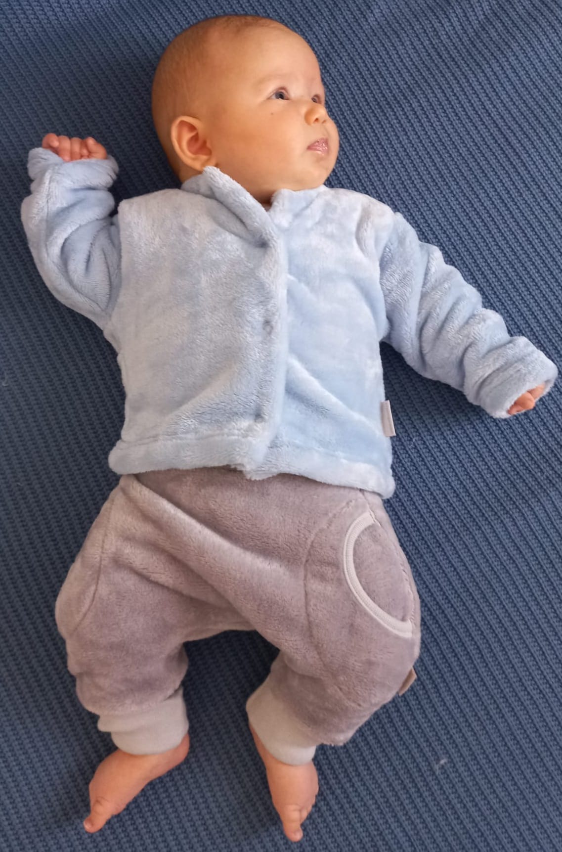 Kabátek wellsoft MKcool MK2224 bledě modrý 56