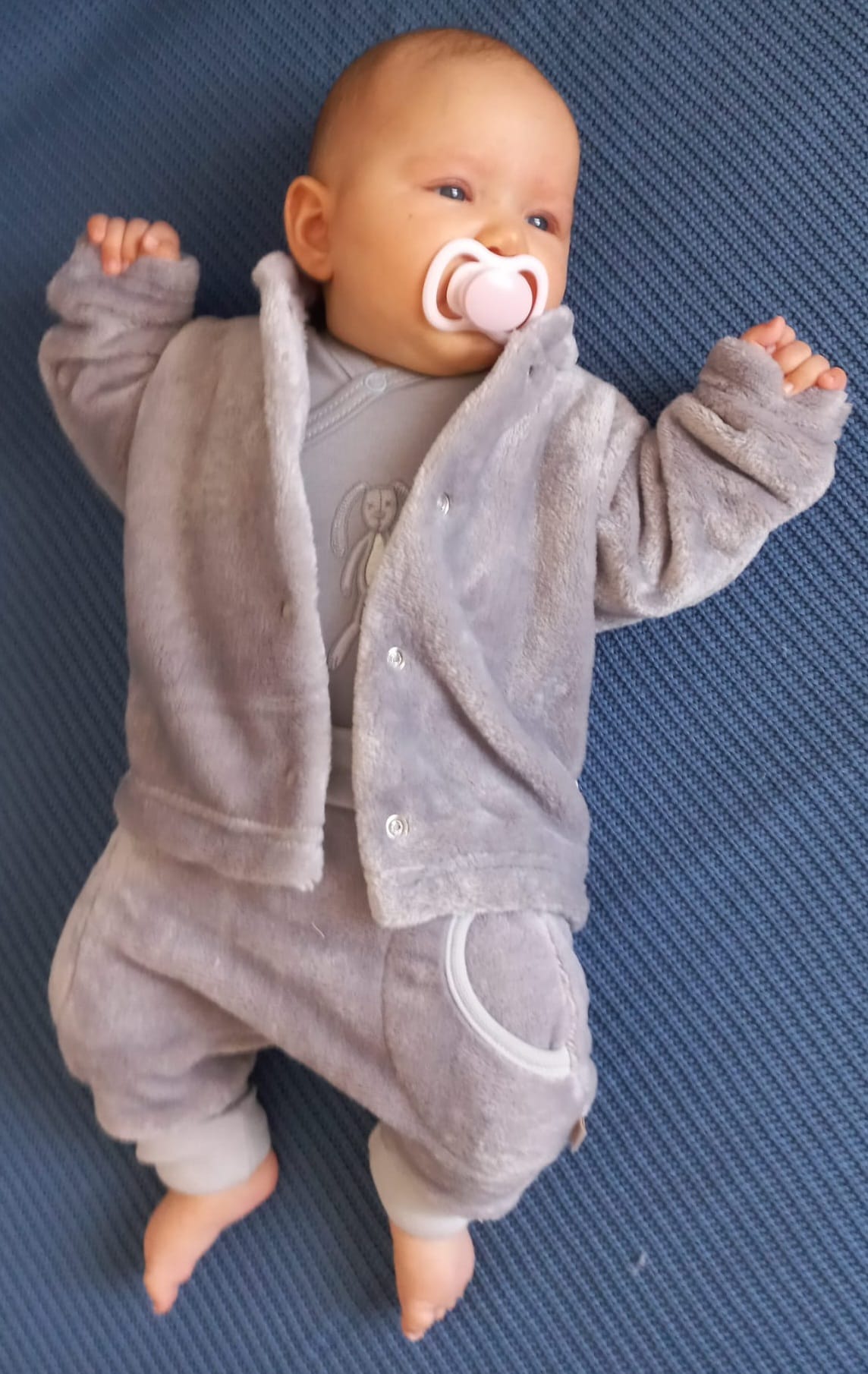 Kabátek wellsoft MKcool MK2224 světle šedý