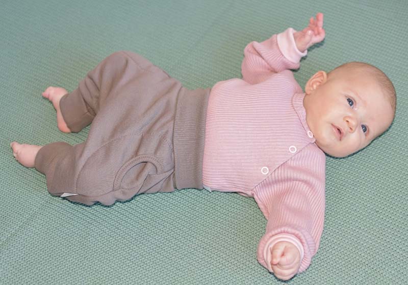 Tepláčky "rostoucí" BAGGY z počesané teplákoviny MKcool MK2338 čokoládově hnědé 86