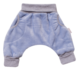 Tepláčky Baggy "rostoucí" wellsoft MKcool MK2227 bledě modré