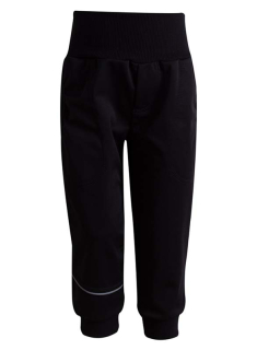 Softshellové kalhoty s pružným pasem s fleecem MKcool K00020 černé