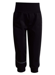 Softshellové kalhoty s pružným pasem jarní/celoroční MKcool K00025 černé