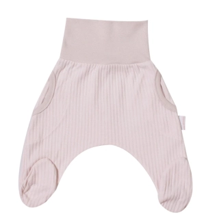 Polodupačky bavlněné s ťapkami RIB MKcool MK2310 béžové