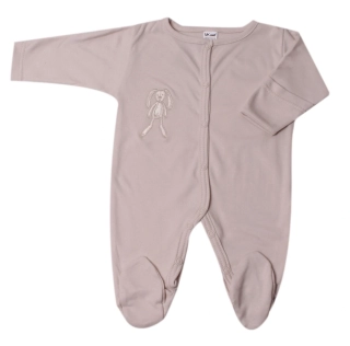 Overal kojenecký na spaní "Králíček" MKcool K2044 cappuccino