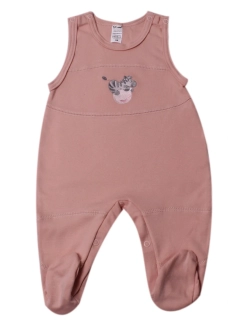 Dupačky bavlněné "Zebra" KD0062 starorůžové