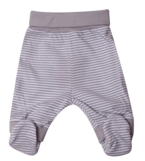 Polodupačky bavlněné s ťapkami MKcool KP0046 šedý pruh