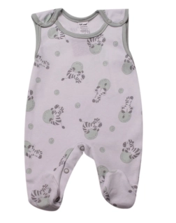 Dupačky bavlněné Zebra Mkcool KD0074 zeleno-bílé