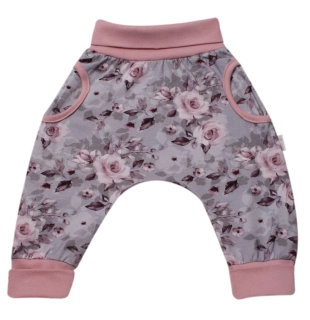 Tepláčky "rostoucí" BAGGY MKcool 2425 květy