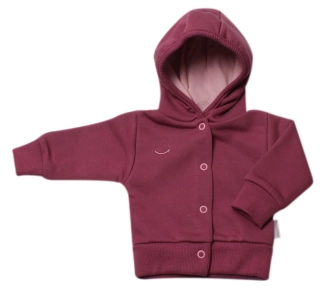 Kabátek s kapucí MKcool 2507 vínový