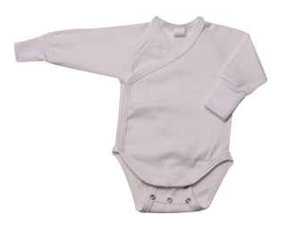 Body kojenecké zavinovací rostoucí "RIB" KB2209 bílé