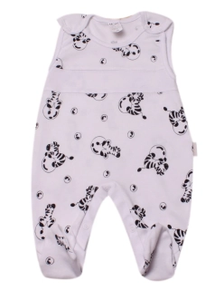 Dupačky bavlněné "Zebra" KD0081 bílo černé