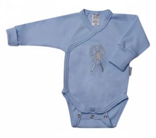 Body kojenecké zavinovací rostoucí "Králíček" KB2210 světle modré