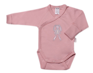 Body kojenecké zavinovací rostoucí "Králíček" KB2211 starorůžové