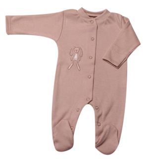 Overal kojenecký na spaní "Králíček" MKcool KO2054 hnědý