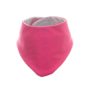 Nákrčník oboustranný kojenecký UNI MKcool KN0001 růžový/šedý